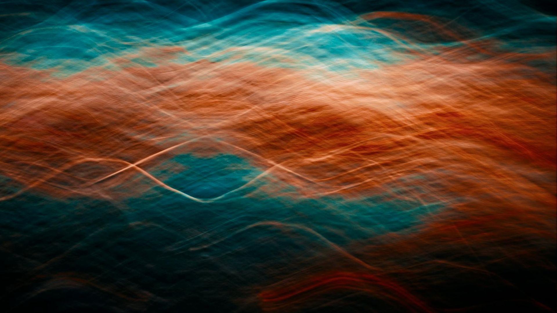 Abstract energy waves representing active lifestyle rhythm